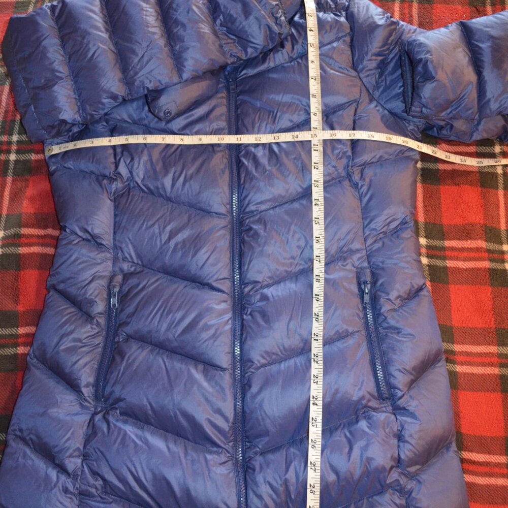 LL Bean down ultralight puffer coat, size M, blue Downtek - Picture 8 of 10